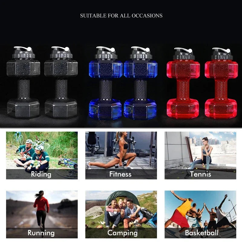 Dumbbell Hammer Water Bottle