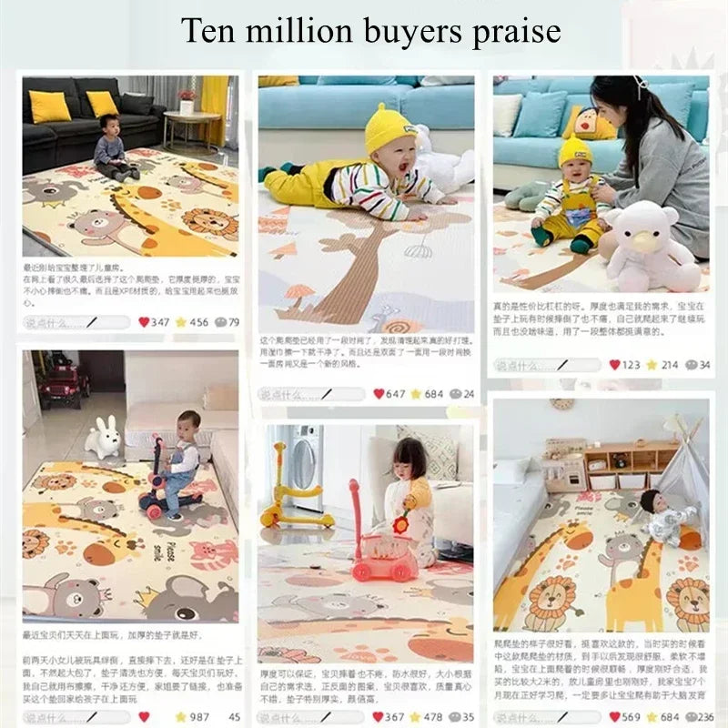 5 sizes to choose Baby Crawling Play Mats